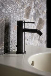 Смеситель для биде Gessi Flessa 54007.239 брашированная сталь